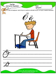 Ö Sesi Çalışma Sayfaları